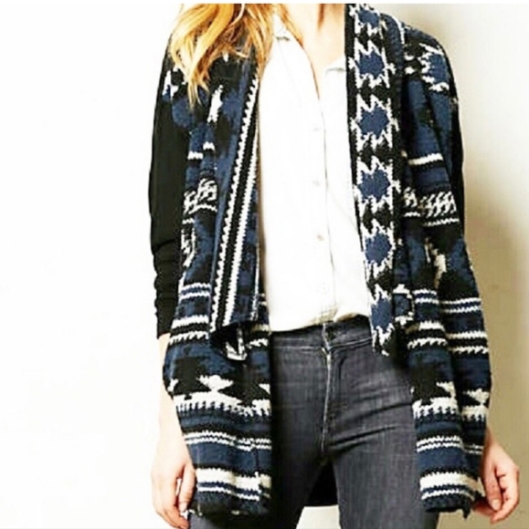 Anthropologie Tops - Anthropologie DOLAN Santiam Blanket Open Cardigan Sweater Size S